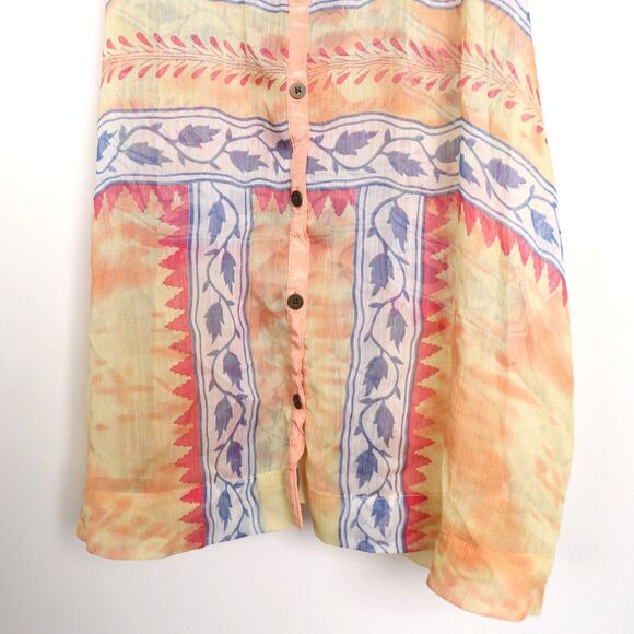 Free People Boho Cami Button-up A-line tank top XS - Picture 3 of 6